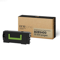 Ecotone - Lexmark B281H00 Reman Ecotone - Rendement élevé - Noir-Couleur: Noir
