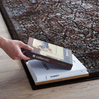 Modway - Westia Vintage turc orné Tapis de comédie 8 pi l x 10 pi L - Brun foncé et bleu argenté-Mélange polypropylène / polyester