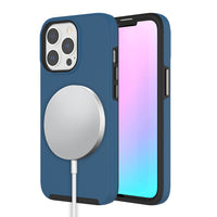 AXS - PROTech coque anti-choc avec bordures surelevees et une durabilite militaire pour Apple iPhone 13 Pro, Bleu Cobalt-Resistant aux chocs