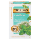 Twinings - Sachets de tisane Supermélanges Probiotiques+ Menthe poivrée et fenouil - paquet de 18-Mélangée avec de la menthe poivrée, de la menthe verte, un arôme naturel de menthe poivrée et des graines de fenouil pour une expérience rafraîchissante et apaisante