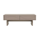 Manhattan Comfort - Table basse moderne Ella 120 cm - Moka-Table basse moderne pour salon