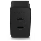 mophie - 45W GaN USB-C PD Dual Adaptateur Secteur - Noir-Jusqu'à 45W d'alimentation via USB C vous permettent de recharger votre MacBook Air, iPad ou iPhone à leur vitesse optimale