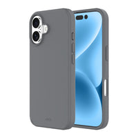 AXS - Pulse Compatible avec MagSafe Apple iPhone 17 - Gris-Coins renforçés qui absorbent les chocs en créant un coussin d’air entre l’appareil et les surfaces