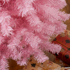 HOMCOM - Sapin de Noël artificiel de 5 pi avec ouverture automatique - Rose-Base solide et stable pour une meilleure stabilité 