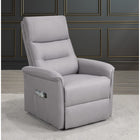 Brassex - Fauteuil releveur inclinable 570294 Levo - gris clair-Mécanisme d'inclinaison motorisé à positions multiples