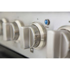 Kucht - 30 po Série KNG Cuisinière Pro Style au gaz propane - Acier inoxydable/Bleu-Allumage électronique avec rallumage automatique réduisant les risques de fuites de gaz pour plus de sécurité