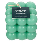 General Supply Goods + Co - Bougie à bulle - 13,4 oz - Menthe-Non parfumé - idéal pour les espaces sensibles aux odeurs