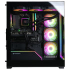 CyberPowerPC - Ordinateur de bureau de jeu - AMD Ryzen 9 9900X - AMD Radeon RX 9060 XT 16 Go - 32 Go DDR5 - Disque SSD PCIe 4,0 de 2 To - Noir-4 x USB 3,2 Type A