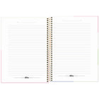 Hilroy - Cahier À Couverture Rigide Happy - 160 Pages - 10-7/8 po H x 7- 7/8 po l, Assorti-Comprend une pochette de rangement pour papier à deux côtés