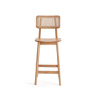 Manhattan Comfort - Versailles tabouret de comptoir style industriel 15,75" - nature - lot de 3-Mesure de la hauteur du siège : 25,98 po avec une capacité de poids de 275 lb