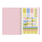 Cambridge - Cherrywood Lane Agenda hebdomadaire/mensuel 2026-2027 - 8 ½ po x 6 po - Peony Lace - bilingue-Un mois sur deux pages avec des blocs quotidiens ouverts, une section QuickNotes et des calendriers de référence des mois passés/à venir