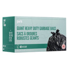 Perk - Sacs à ordures géants - 35 po x 48 po - noir - Paquet de 40-La couleur noire camoufle les déchets inesthétiques