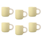 Maxwell & Williams - Petite Tasse Jaune Citron Rose Sherbert - 110 ml - Paquet de 6-Lave-vaisselle
