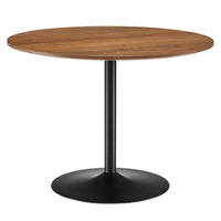 Modway - Amuse 40 po Table à manger, Noyer noir-Table à manger moderne