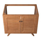 Modway - Birdie 36" Bois de teck Armoire de toilette de salle de bain (lavabo non inclus) - Naturel-8