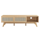 Modway - Soma 60 po Meuble TV, Chêne-Coussinets de pied non marqués
