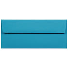 JAM Paper Enveloppes recyclées à fermeture gommée Brite Hue, format livret, 4 1/8 x 9 1/2 po, bleu, paq./100-Bleu