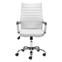 Zuo - Primero Chaise de bureau - Blanc-Moelleux et durable pour un confort quotidien exceptionnel