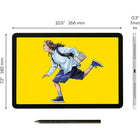 Wacom - MovinkPad 11, 11,5 po, 8 Go de RAM, 128 Go de stockage, Android, Tablette graphique avec stylet Slim Pro Pen 3 - Gris clair-Conçue pour MovinkPad, cette version à canon mince du stylet Wacom Pro Pen 3 offre 8192 niveaux de pression, dispose de trois boutons et est livrée avec des pointes de rechange rangées à l’arrière du stylet