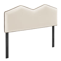 Modway - Cosette Performance Velvet Tête de lit King Size, Albâtre-Velours de performance résistant aux taches