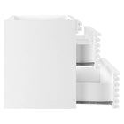 Modway - Render Fixation murale de 30" Armoire de toilette de salle de bain (lavabo non inclus) - Blanc-Bassin d’évier et installations non inclus