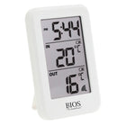 BIOS Living - - Thermomètre sans fil intérieur/extérieur Weather-Indicateurs de piles faibles pour le capteur et la station 
