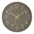 Monarch Specialties - 9110 Horloge Murale Rond de 12" - Visage Bronze Foncé/Cadre Doré-Ajoutez une touche industrielle contemporaine à votre décoration avec cette élégante horloge murale ronde de12 pouces, dotée d'un cadran bronze foncé chic sur un cadre doré stylé