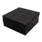 Edgewood - Tapis à Emboîtement Léger Value Flex Anti-Fatigue Surface Fermée - 3 pi l x 3 pi L x 9/16 po P - Noir - Paquet de 25-Pour Usage Léger