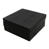 Edgewood - Tapis à Emboîtement Léger Value Flex Anti-Fatigue Surface Fermée - 3 pi l x 3 pi L x 9/16 po P - Noir - Paquet de 25-Pour Usage Léger