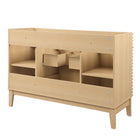 Modway - Render 48" Armoire de lavabo compatible avec un seul lavabo (non inclus) - Chêne-Bassin d’évier et installations non inclus