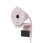 Logitech Brio 300 Webcam Full HD avec confidentialité, micro à réduction de bruit - Rose-Soyez le meilleur de vous à chaque appel vidéo: La résolution de la webcam Full HD 1080p offre une qualité d'image naturelle, afin de ressembler à vous-même sur toutes les applications de réunion
