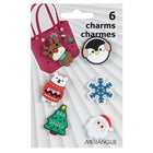 Merangue -  Petites breloques - Vacances - Lot de 6-Des motifs mignons et ludiques sur le thème des vacances