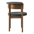Modway - Clea Revêtement courbé Chaises de salle à manger Ensemble de 2 - Charbon de bois-7