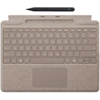 Microsoft - Clavier copilote Surface Pro avec stylet fin - Dune - Bilingue-Pour Surface Pro, 8, 9 et 10