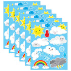 Ashley Productions - ASH19010-6 Aimants découpés - Météo mignonne - 14 par paquet - 6 paquets-Manipulatifs décoratifs