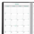 Brownline - 2027 agenda mensuel EcoLogix 14 mois avec reliure à double spirale – 11 po x 8 1/2 po – couleurs assorties-Section pour numéros de téléphone et
adresses