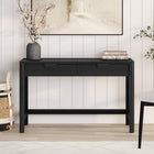 Hudson&Canal - Bureau Fern 48 po - Grain noir-Dimensions du produit : 20" L x 48" l x 30" H