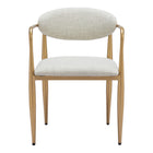 Zuo - Zens Chaise de salle à manger - Gris plume - Ensemble de 2-Soutien confortable des accoudoirs