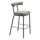 Zuo - Kede Tabouret de bar - Tweed vert-Design ergonomique