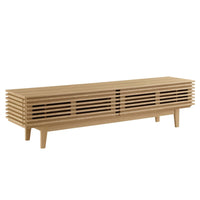 Modway - Render 71 po Meuble TV, Chêne-Meuble téléviseur moderne du milieu du siècle