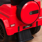 Aosom - Mercedes-benz g350 licensed toddler sliding car - rouge-Couleur : Rouge 