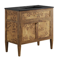 Modway - Elysian 36" Vanette de salle de bain - Noir brun-Vanité de salle de bain moderne
