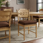 Modway - Jax Tissu Coussin de siège pour chaise à manger in Cacao-Housse amovible à fermeture éclair