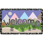 Ashley Productions - The Original Fun Mat - Tapis de Bienvenue - 18" x 30" - Bienvenue aux Montagnes Magiques-Mesures et design : Le paillasson de bienvenue Magic Mountains mesure 18 po x 30 po.