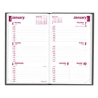 Brownline - 2027 agenda de poche hebdomadaire – 4 3/4 po x 3 po – couleurs assorties-Coins détachables