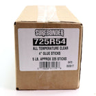 Surebonder - Bâton de colle chaude transparent pleine grandeur de 4 po - 5 lb-Les bâtons de colle mesurent 4 po