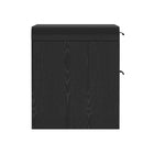 Manhattan Comfort - Table de nuit moderne Grace 28" à 2 tiroirs - Noir - Lot de 2-Assemblage à domicile requis Tout le matériel inclus
