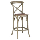 Modway - Gear Tabouret de comptoir - Gris-Tabouret de comptoir de ferme moderne