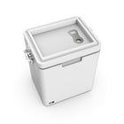 Permasteel - Glacière portable 14 pintes avec double option de transport - blanche-Couvercle multi-usage entièrement amovible, pouvant être utilisé comme plateau