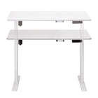 Ezywork - Bureau assis-debout électrique - 48" x 24" - Blanc-Couleur blanche